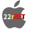 Aplicativo 22rbet para iOS